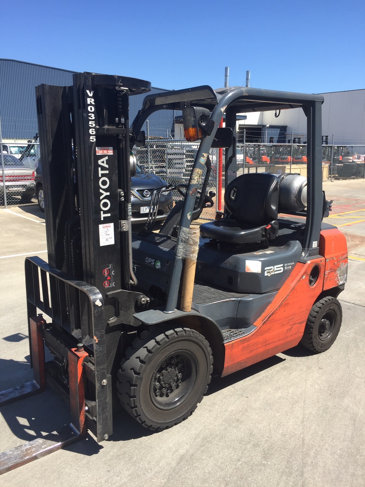 old toyota forklift